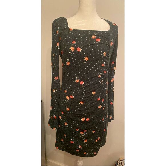 Free People Celia Emerald Green Mini Dress, size Medium - Picture 4 of 6